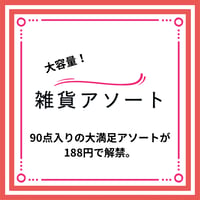 2箱！1箱あたり５００円割引！改定！90点以上入り！雑貨アソート！