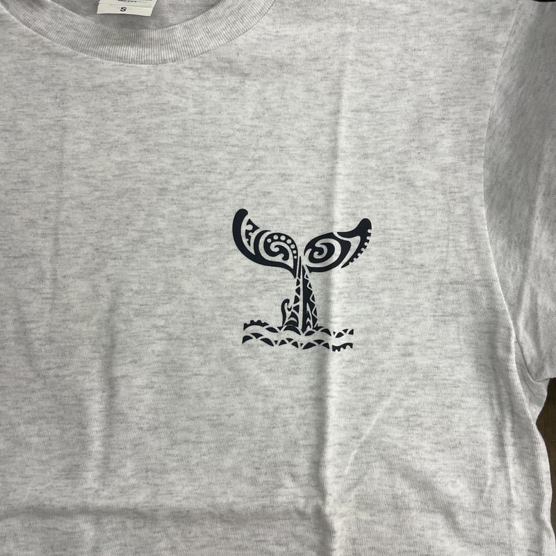 KUZIRA LOGO Tシャツ ASH GREY Lサイズ