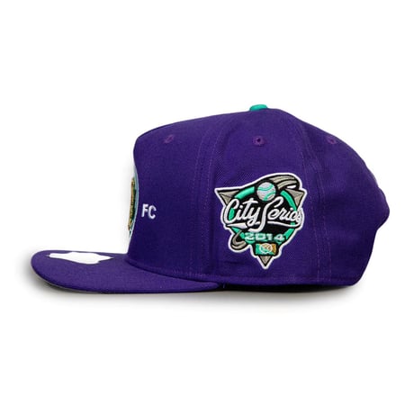 TWNTY TWO Snapback "NYFC CITY LIMITED SERIES" Purple UV Gray Suede