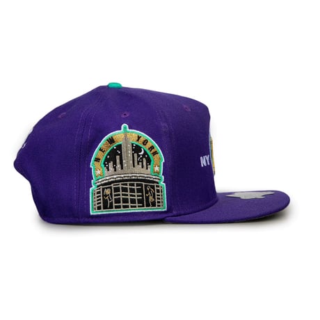 TWNTY TWO Snapback "NYFC CITY LIMITED SERIES" Purple UV Gray Suede