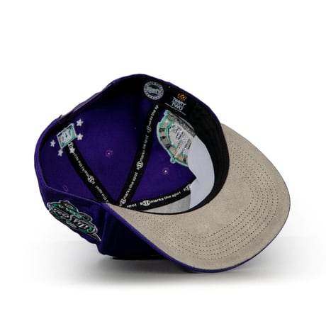 TWNTY TWO Snapback "NYFC CITY LIMITED SERIES" Purple UV Gray Suede