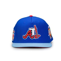 TWNTY TWO Snapback "ATL POP UP EXCLUSIVE" Blue Sax UV Red Suede