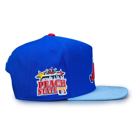 TWNTY TWO Snapback "ATL POP UP EXCLUSIVE" Blue Sax UV Red Suede