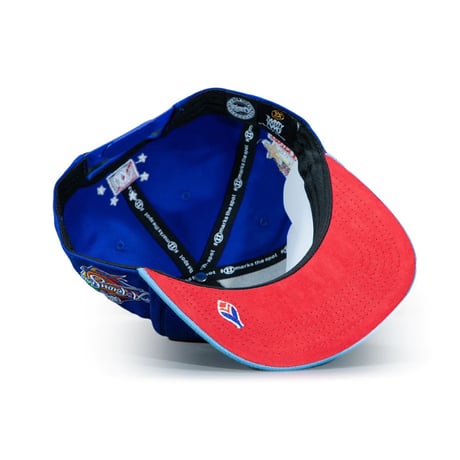 TWNTY TWO Snapback "ATL POP UP EXCLUSIVE" Blue Sax UV Red Suede