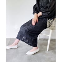 【NEW】ビッグドットパターンIラインスカート(6244-540)