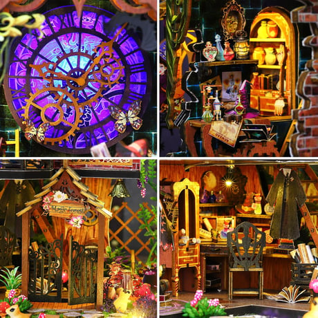 Spilay DIY magic diy house ミニチュア ドールハウスキット Magic forest