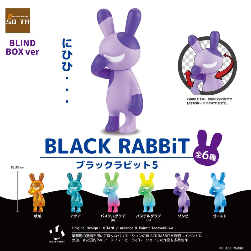 BLACK RABBiT ブラックラビット5 ブラインドボックス版