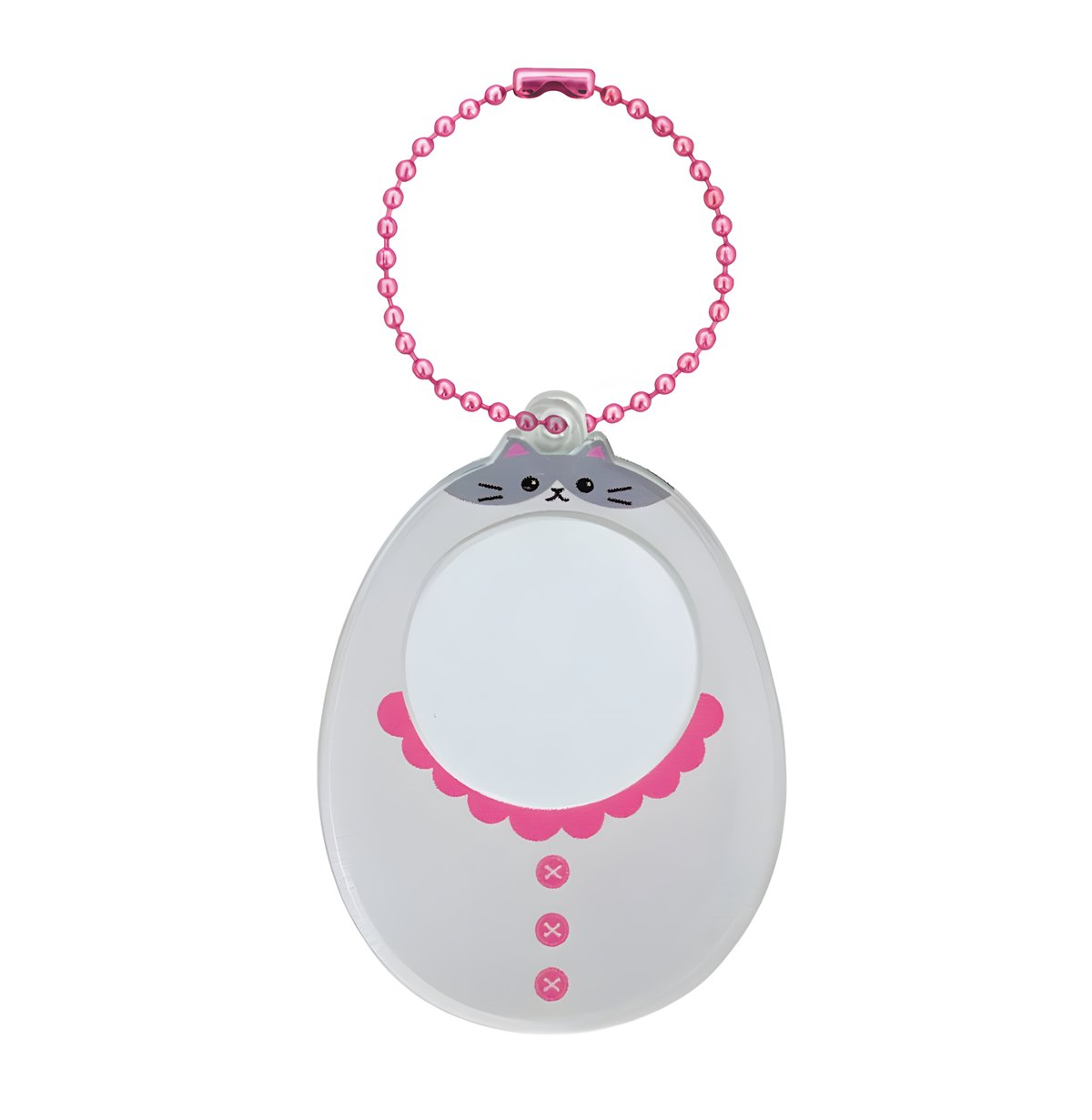 ドリームカプセル限定》にゃんこおくるみ アクリルフォトキーホルダー