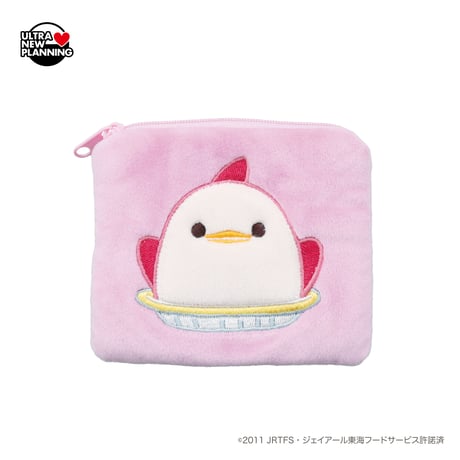 《ドリームカプセル限定》ぴよりんスクエア刺繍ポーチ 全4種セット