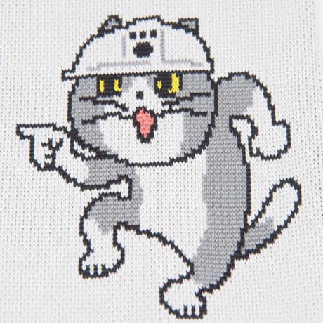 仕事猫 ニットマルシェバッグ