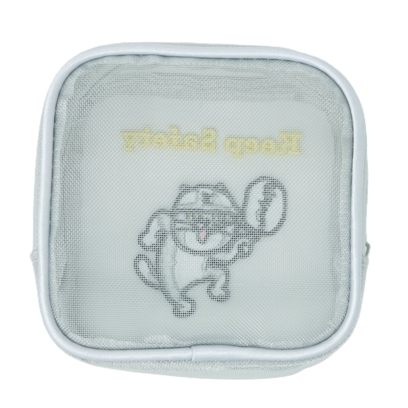 仕事猫刺繍シリーズ 仕事猫刺繍メッシュポーチ ヨシ！ | ドリーム