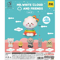 MR.WHITE CLOUD AND FRIENDS ホワイトクラウド＆フレンズ マスコットフィギュアvol.2 全6種セット《ドリームカプセル限定》【セット割対象】