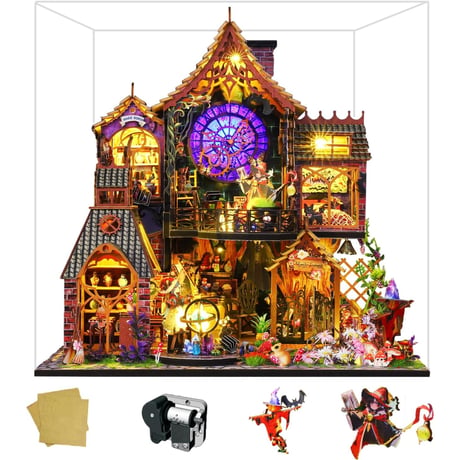 Spilay DIY magic diy house ミニチュア ドールハウスキット Magic forest