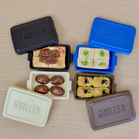 《STORES限定》GRILLER グリラーフィギュア＆グリルパンフードミニチュア ギフトセット《送料無料》