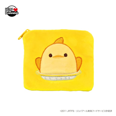 《ドリームカプセル限定》ぴよりんスクエア刺繍ポーチ 全4種セット