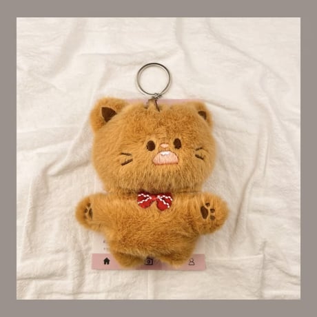 CUTECASE 猫ぬいぐるみ AirpodsPro3ケース ふもふも Airpods3/pro2カバー 柔らかい暖かい キーホルダー付 ギフトにおすすめCM5891