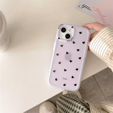 CUTECASE花グリップ アイフォン15Pro/15ケース 水玉模様 iPhone14promax/13ケース スタンド付 指紋防止 CM4530