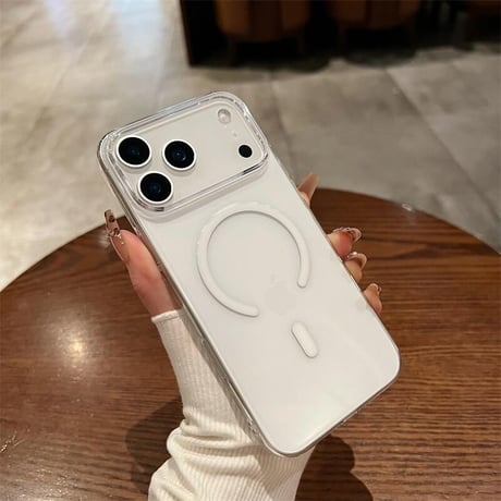 CUTECASE クリア iPhone17/17proケース MagSafe対応 黄ばまない 薄型 iPhone16promax/15/14対応 高透明感 CM3509