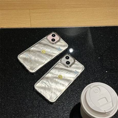 CUTECASEキラキラ笑顔 iphone15/15proケース 頑丈 アイフォン13/14pro/12proカバー 可愛い 女子力アップ CM3970