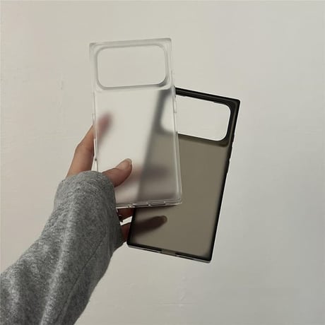 CUTECASE スクエア iPhone17Pro/17promaxケース マット仕上げ 指紋防止 iPhone17/16/15proケース カッコイイ 高級感 CM5924