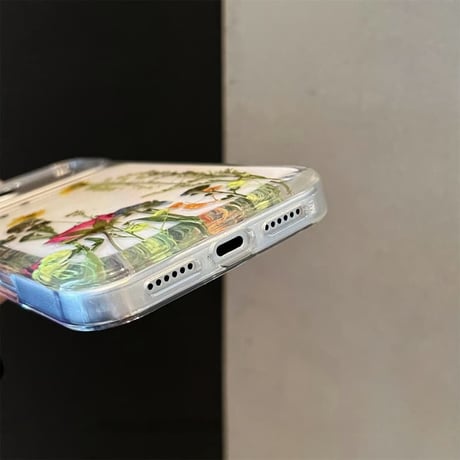 CUTECASE 押し花iPhone17Promaxケース 透明 綺麗 iPhone17Pro/16カバー ドライフラワー入り 女子力高い CM5905