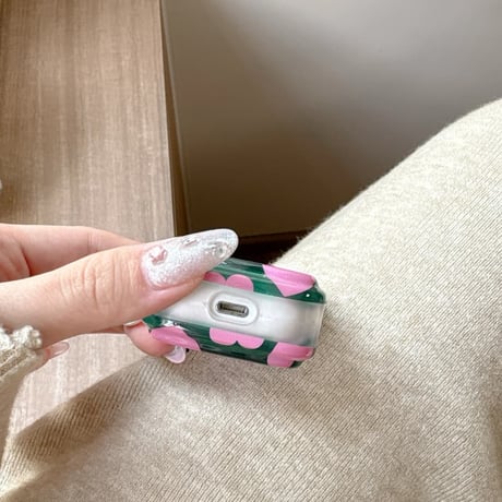 CUTECASE ピンクハート柄 Airpods Pro3ケース キュート Airpods4/3ケース AirpodsPro2/Pro1カバー ガールズに人気 可愛すぎ CM5868