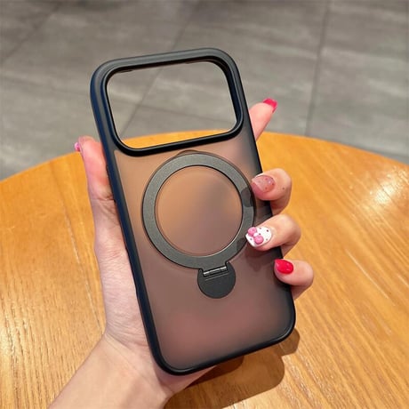 CUTECASE iPhone17Pro/17Promaxケース MagSafeリングスタンド 耐衝撃 iPhone16pro/15/14カバー 指紋防止 高品質 カッコイイCM5584