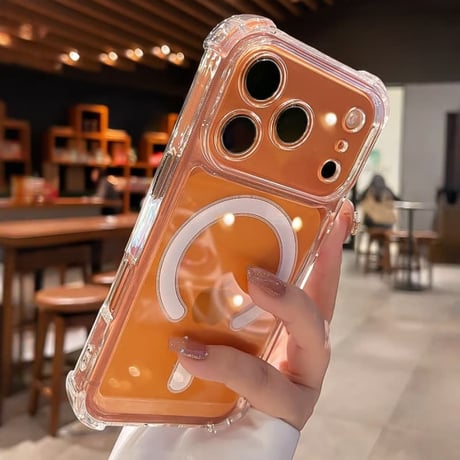CUTECASE 耐衝撃加工 iPhone17Promaxケース MagSafe対応 iPhone17Pro/16Pro/15カバー 高透明 黄ばまない CM6000