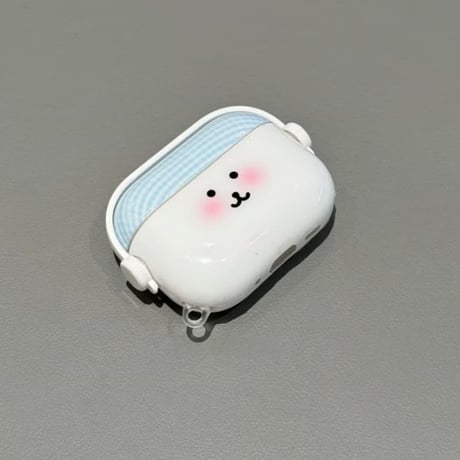 CUTECASE クマさん Airpods Pro3ケース スタンド機能付 Airpods4/3カバー pro2/pro1 可愛すぎ 便利 ペアお揃いコーデにおすすめCM6089