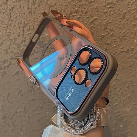 CUTECASE 耐衝撃Magsafe充電 iPhone17pro/16promaxケース カメラカバー 高級感 iPhone15Promax/14proカバー 耐久性あり CM5587