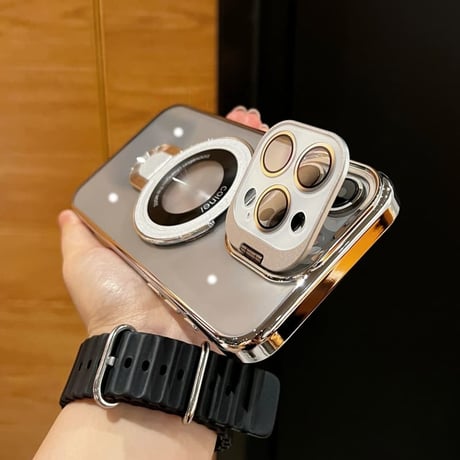 CUTECASEキラキラ光る iPhone17Promaxケース ジュエリライン iPhone17Proカバー 透明黄ばまない 美しい輝く CM5839