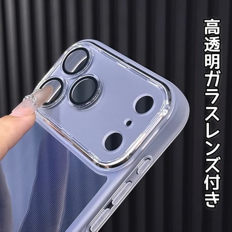 CUTECASE iPhone17Promaxケースソフトケース 滑り止め レンズカバー付 iPhone17ProMax/Airカバー シンプル風 頑丈 軽量 使いやすい CM5763