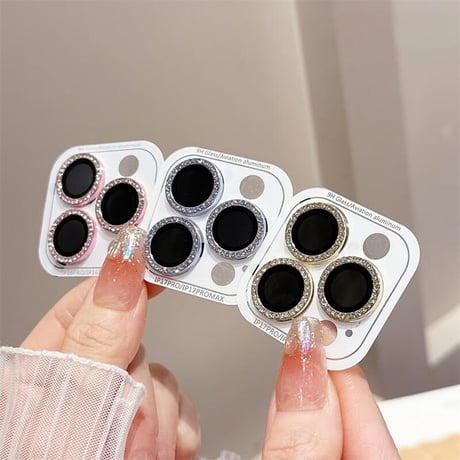 CUTECASEダイヤレンズカバー iPhone17ProMax/17Pro 17/Air 16/16proシリーズカメラレンズフィルム キラキラ 輝く おしゃれ 人気 頑丈 CM5732