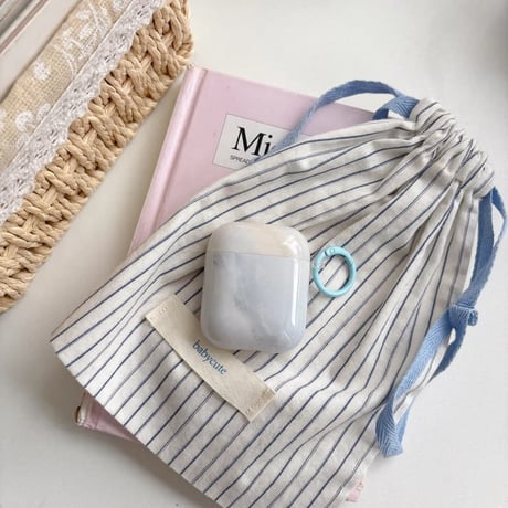 CUTECASE 淡色系大理石柄 Airpods Pro3ケース 光沢感 Airpods4/3カバー pro2/Pro1ケース 可愛い リング付 おしゃれさんにおすすめCM6306