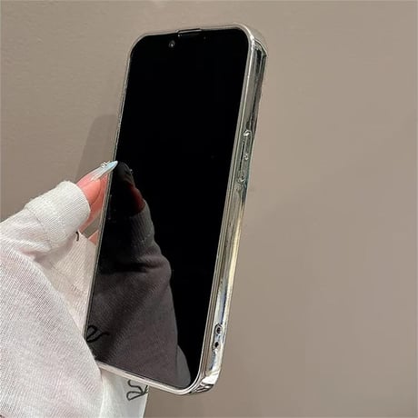 CUTECASE ジュエリーハート 鏡 iPhone15/15proカバー高級感 iPhone14/13pro/12ケース 女子力アップ キラキラ 可愛いCM4236