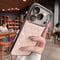 CUTECASE上品iPhone17Promaxケースレザー レンズ保護フィルム付 iPhone17Pro/16Pro/15カバー オトナ可愛い キルティングデザイン CM5849