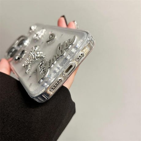 CUTECASEハンドメイド アイフォン16/16proケース バレエ女子 ストラップ iPhone15pro/14/13proカバー 可愛いデコクリアケース CM5410