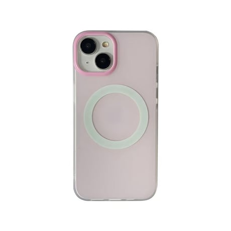 CUTECASE ストラップ付 アイフォン15プロ/15カバー Magsafe対応 iPhone14/13pro/12ケース 女子力高い 便利CM4451
