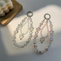 CUTECASE 綺麗 ストラップ キラキラクリスタル 蝶 バックチャーム キーチェーン 丈夫 全機種対応 女子力アップ 人気 CM5632