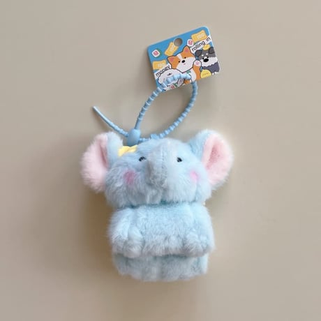 CUTECASE 象ぬいぐるみ AirpodsPro3ケース ふもふも Airpods3/pro2カバー 柔らかい 可愛い ギフトにおすすめCM5842