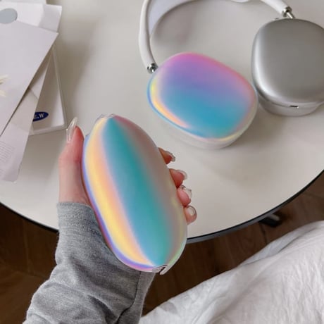 CUTECASE おしゃれ AirPodsMaxケース グラデーションカラー エアーポッズ マックス専用カバー きれい 可愛い ギフトにおすすめCM4299