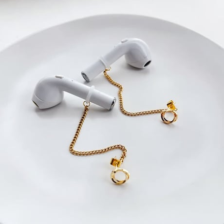 CUTECASE人気 AirPods用イヤークリップ ピアス 落下紛失防止 ダイヤ/蝶/花 お洒落 イヤホンストラップ ホルダー おしゃれ 人気 2点CM6307
