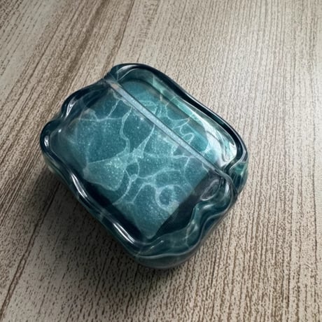 CUTECASE 水の波紋 Airpods Pro3/4ケース 半透明 艶感 AirpodsPro2/Pro1カバー エアポッズ3/2 ストラップつき シック おしゃれ CM5696