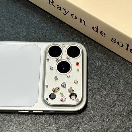 CUTECASE ダイヤレンズカバー iPhone17ProMax/17Proカメラレンズフィルム ガラス おしゃれ 頑丈 キラキラ 可愛い CM5764