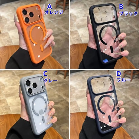 CUTECASE iPhone17Pro/17ProMaxケース 高品質 MagSafe対応 iPhone/Airケース カメラカバー カメラコントロールボタン保護カバー耐衝撃 高級感 CM5776