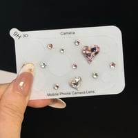CUTECASE ピンクダイヤカメラカバー iPhone17Pro iPhone17ProMax レンズフィルム キラキラ おしゃれ 頑丈 きれい CM6059