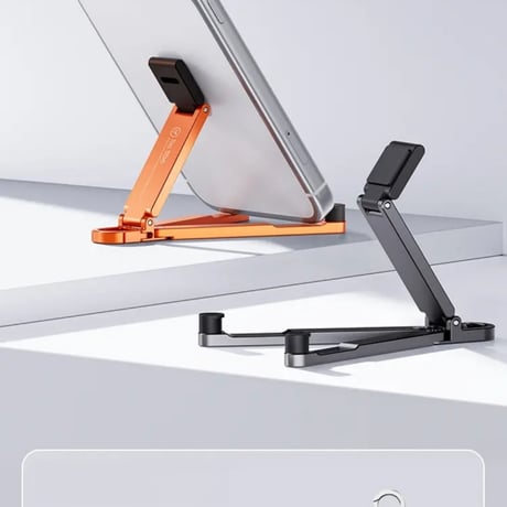 CUTECASE キーホルダー型デザイン、アルミニウム合金とシリコン製の折りたたみ式携帯用スマホホルダーミニキーホルダー型スタンドCT11