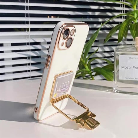 CUTECASE グリッター香水瓶スタンド iphone15pro/14/13proケース キラキラ アイフォン12mini/11proカバー お洒落 使いやすい 個性ファッションCM2198