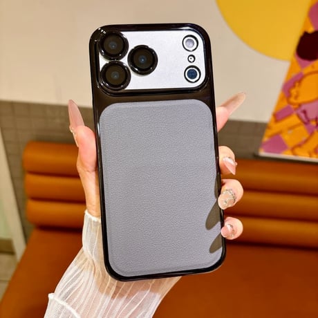 CUTECASE 皮とメッキ iPhone17ProMax/17Proケース カメラレンズ保護 iPhone17/16Promax/15カバー 軽量 丈夫 CM5856