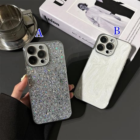 CUTECASEカメラカバー付 アイフォン16/16プロケース キラキラグリッター iPhone15Pro/14/13Proカバー 頑丈 高級感 CM4687